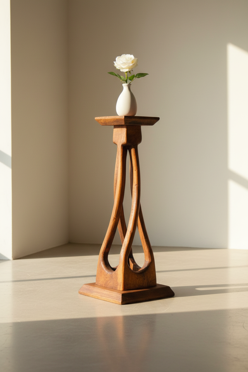 Piedestal Twisted - elegant interior setting